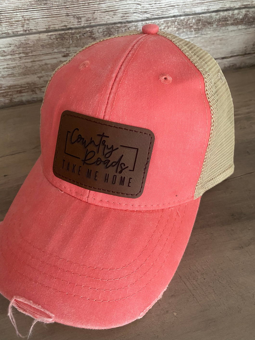 Country Roads Take Me Home Patch Hat