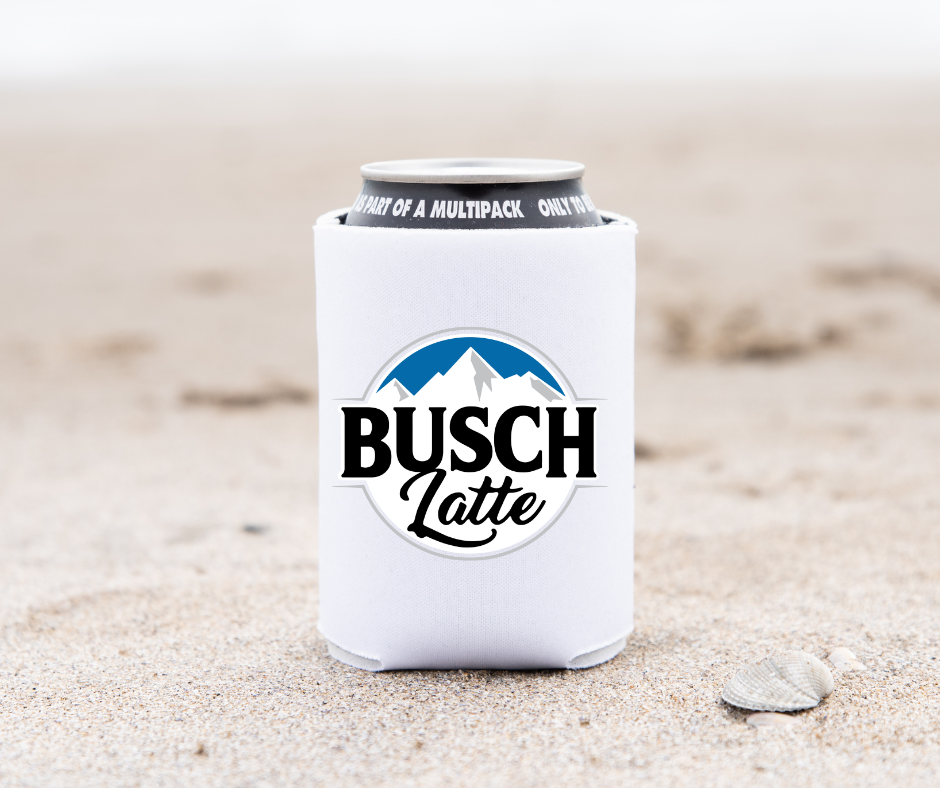 Busch Latte Can Cooler